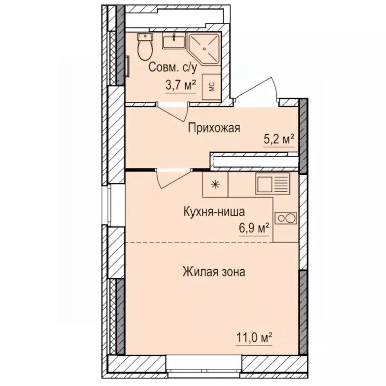 Студия Удмуртия, Ижевск Буммаш жилрайон, Покровский жилой комплекс ... - Фото 0