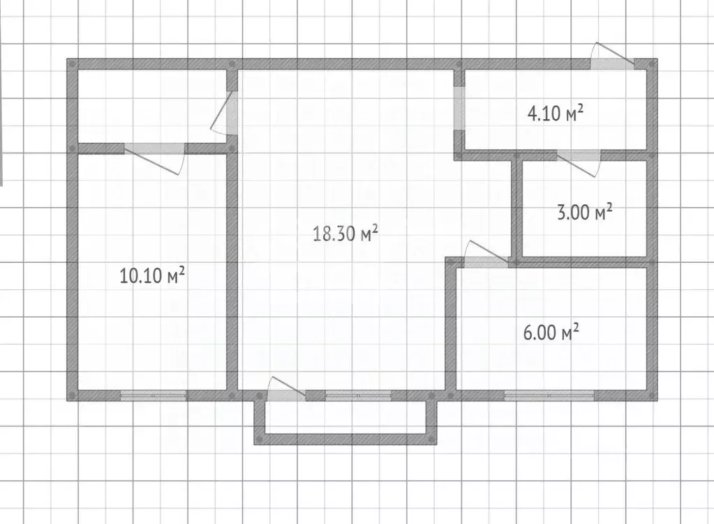 2-к кв. Липецкая область, Липецк Липовская ул., 44 (45.0 м) - Фото 2