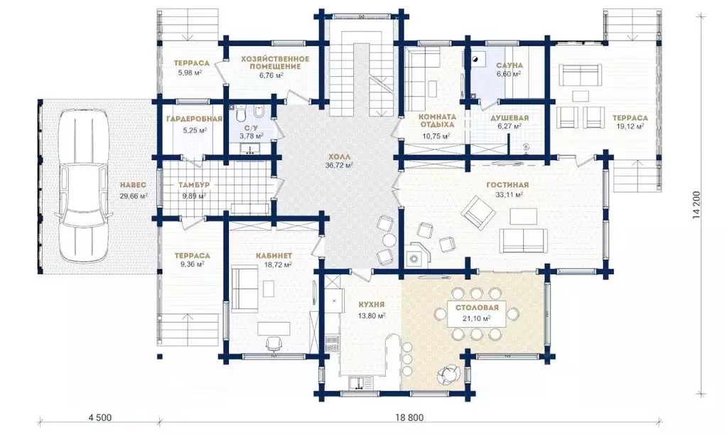 Дом в Ленинградская область, Всеволожский район, Куйвозовское с/пос, ... - Фото 2