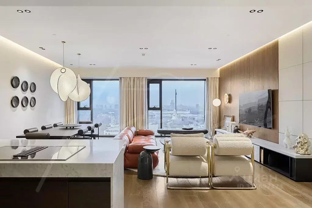 3-к кв. Москва Поклонная ул., 9 (128.2 м) - Фото 1