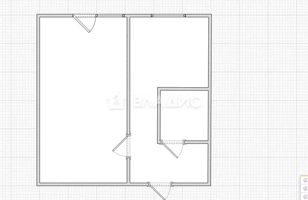1-к кв. Пензенская область, Пенза Тернопольская ул., 6 (31.0 м) - Фото 2
