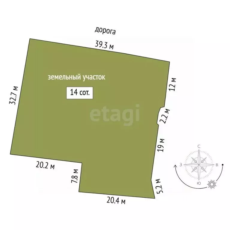 Участок в Тюменская область, Тюмень Комбинатская ул., 83 (14.0 сот.) - Фото 2