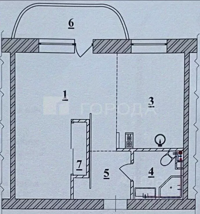 1-к кв. Московская область, Химки ул. Маяковского, 22 (33.0 м) - Фото 1