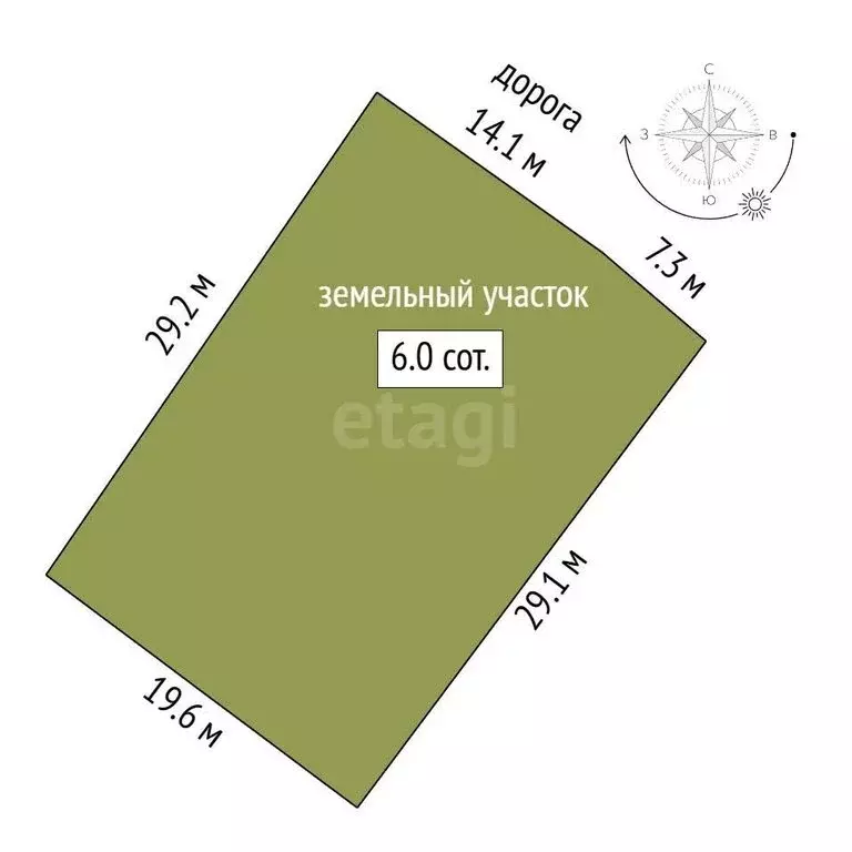 Участок в Кострома, Буйская улица (6 м) - Фото 1