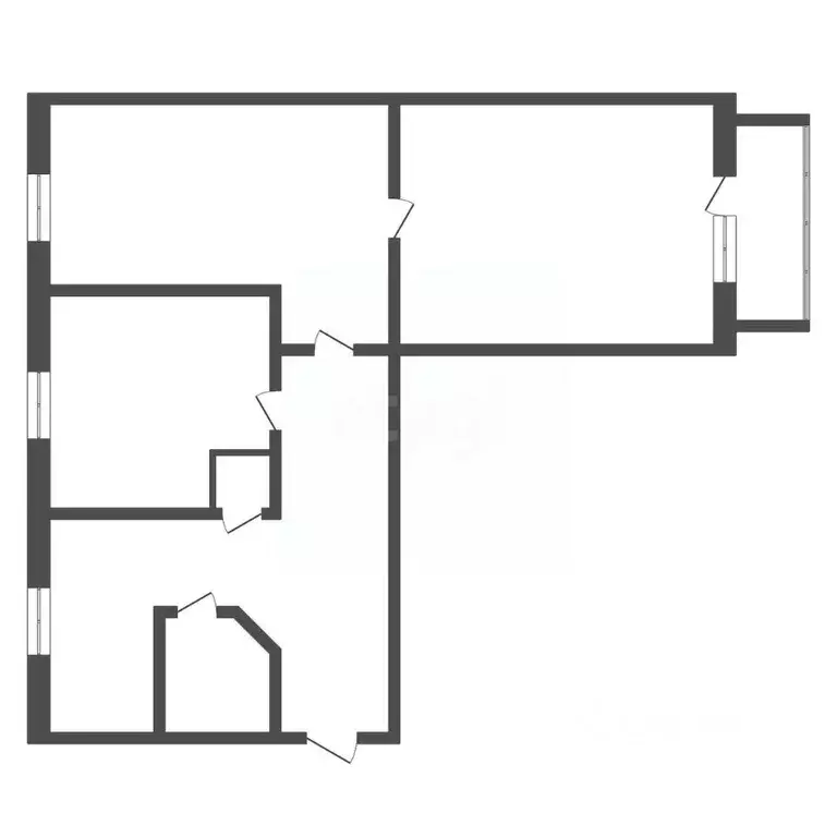 3-к кв. Амурская область, Сковородино ул. Победы, 15 (56.7 м) - Фото 1