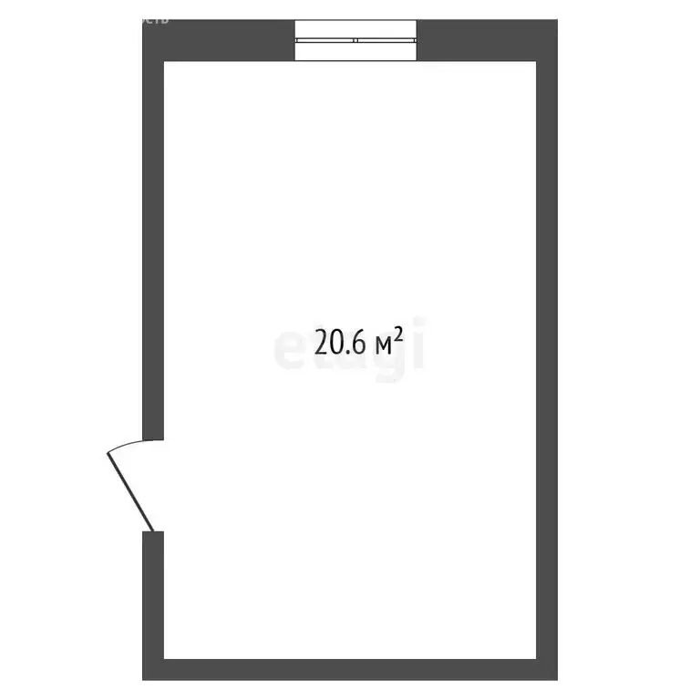 1к в 3-комнатной квартире (20.6 м) - Фото 1