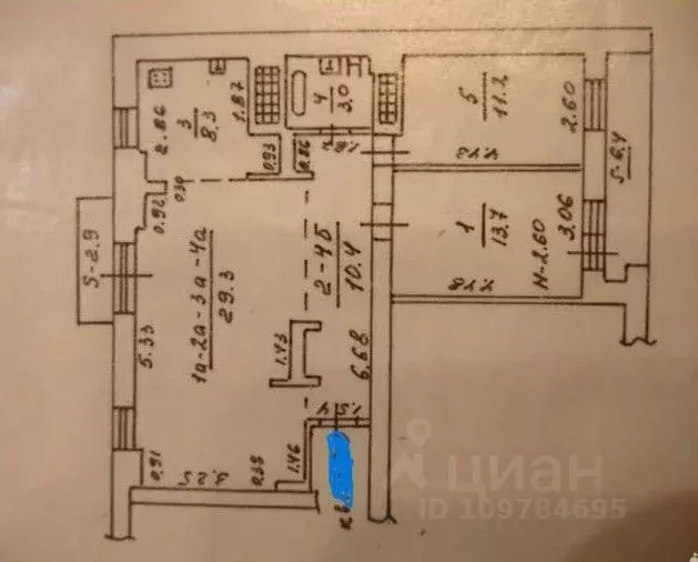 3-к кв. Ростовская область, Ростов-на-Дону Профсоюзная ул., 89 (85.0 ... - Фото 2