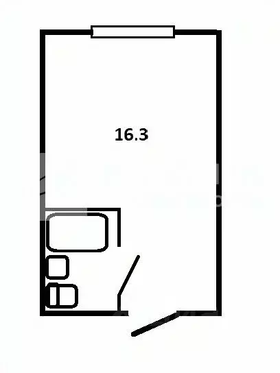 Студия Москва ул. Артюхиной, 6К2 (16.3 м) - Фото 1