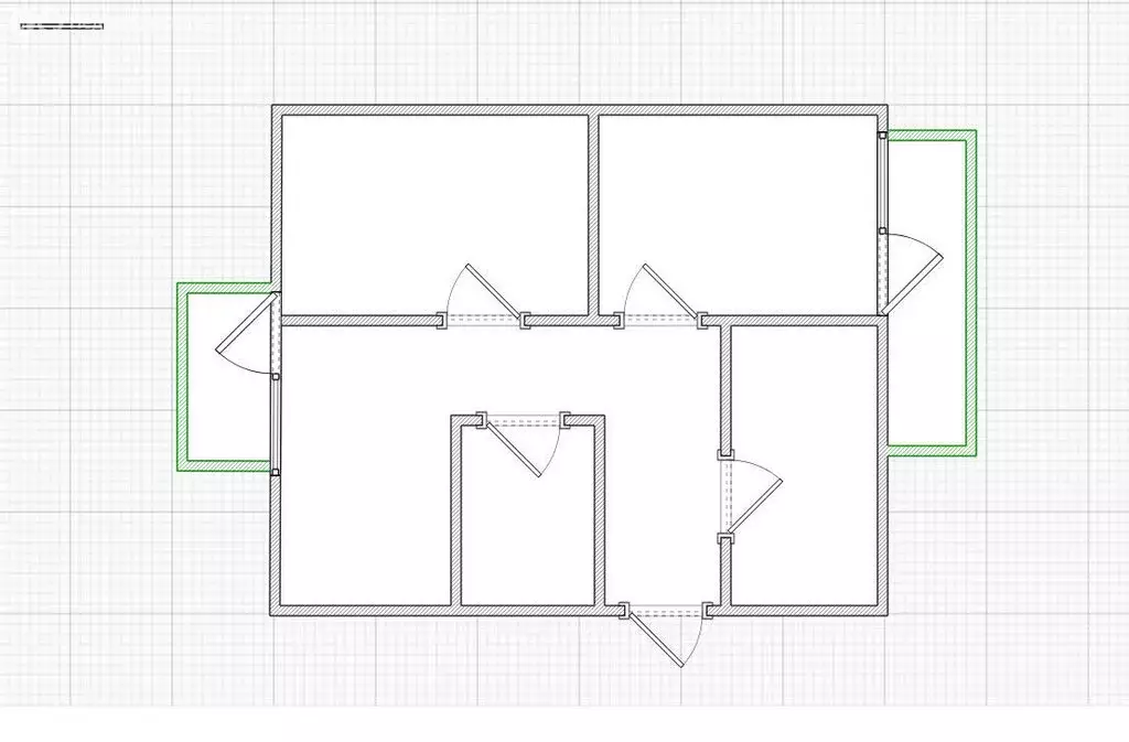 3-комнатная квартира: Карабулак, улица Осканова, 34 (62.8 м) - Фото 1