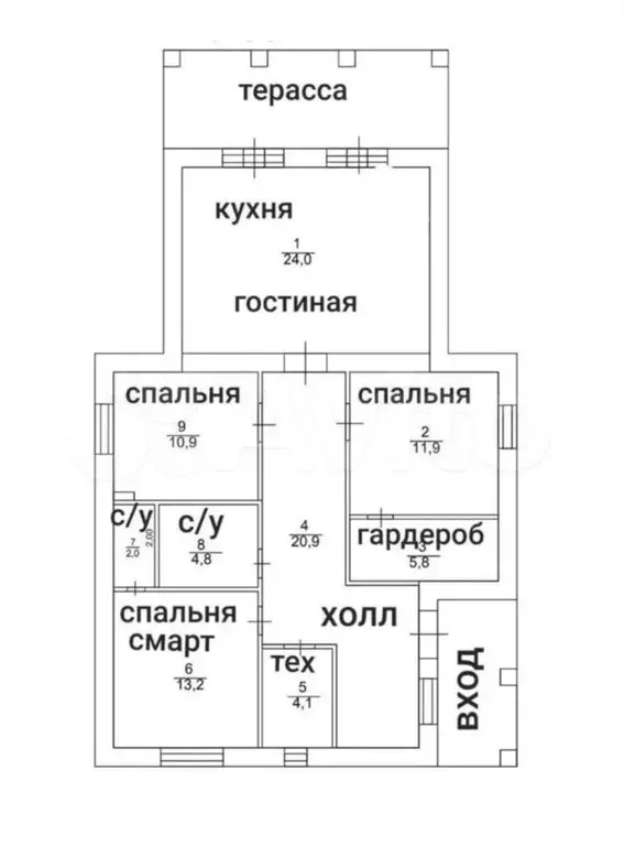 Дом 110 м на участке 6 сот. - Фото 0