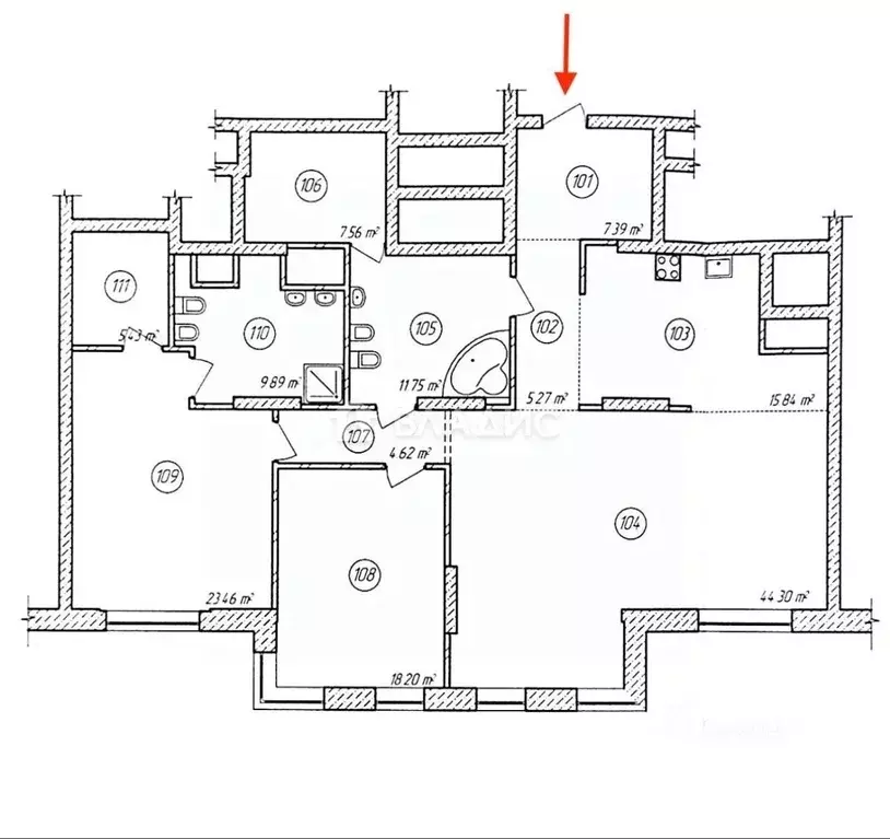 3-к кв. Москва Авиационная ул., 77 (158.0 м) - Фото 1