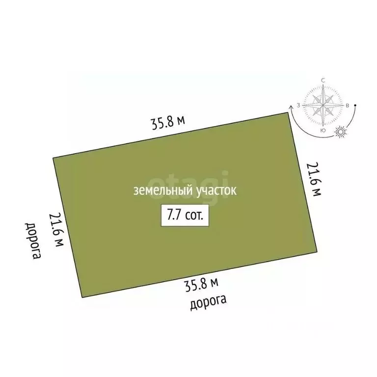 Участок в Ростовская область, Азовский район, Рогожкино хут. Степная ... - Фото 1