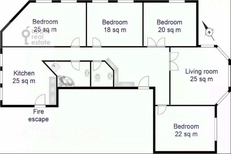 5-к кв. Москва ул. Арбат, 13 (156.0 м) - Фото 1