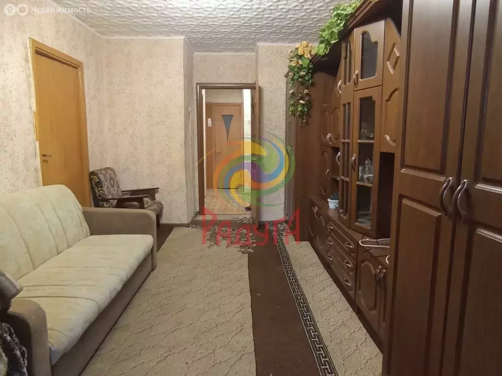 3-комнатная квартира: село Железнодорожный, Садовая улица, 9 (50.1 м) - Фото 0