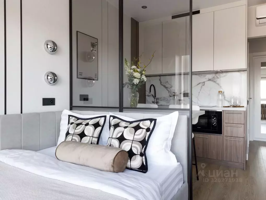 Студия Москва ул. Добролюбова, 8к1 (21.0 м) - Фото 2