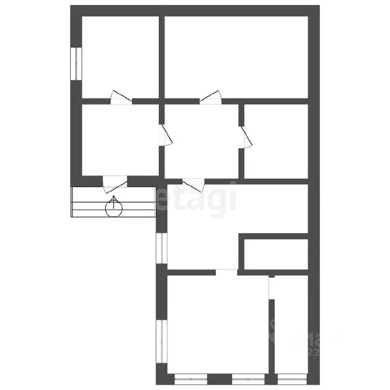 Дом в Вологодская область, д. Бугрино 27 (50 м) - Фото 1