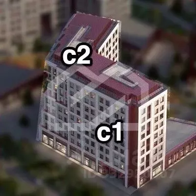 Помещение свободного назначения в Москва 2-я оч., Шагал жилой ... - Фото 2