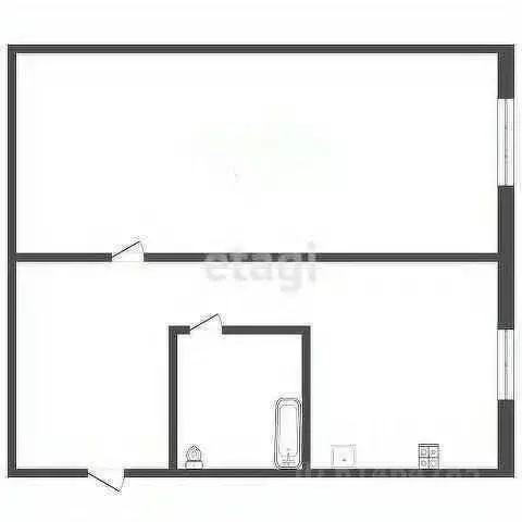 1-к кв. Кемеровская область, Юрга ул. Леонова, 15 (43.5 м) - Фото 1