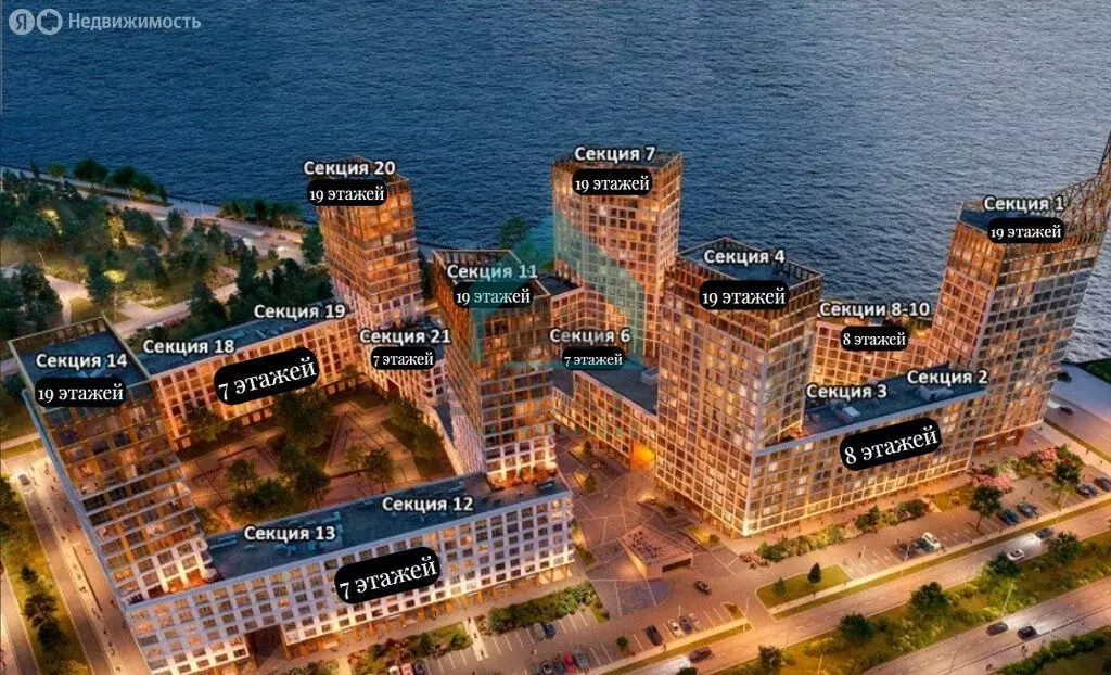 3-комнатная квартира: Санкт-Петербург, территория Невская Губа (89.4 ... - Фото 2