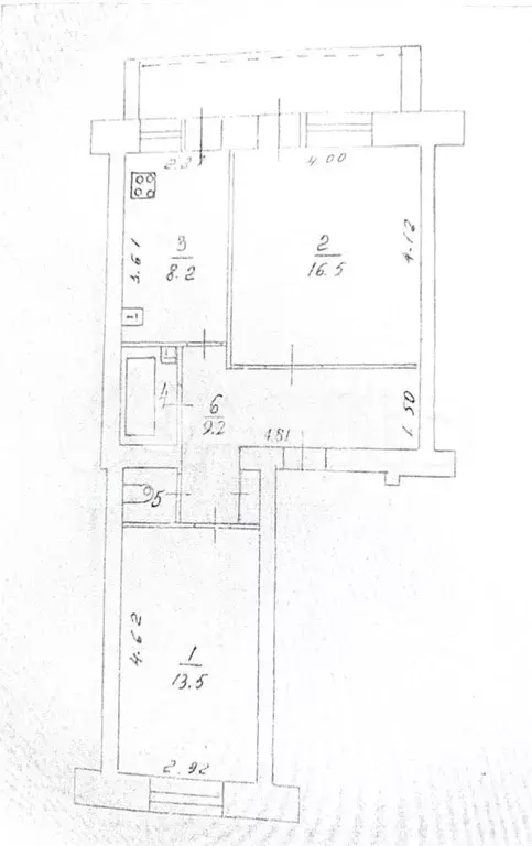 2-к. квартира, 50 м, 2/2 эт. - Фото 0