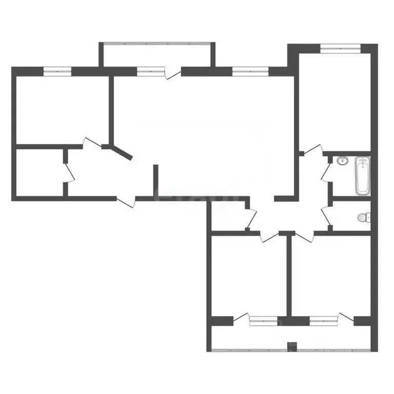 4-к кв. Владимирская область, Муром ул. Воровского, 82 (147.9 м) - Фото 2