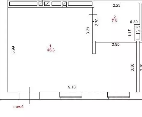 Помещение свободного назначения в Калужская область, Калуга проезд ... - Фото 2