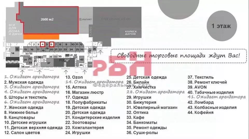 Торговая площадь в Пензенская область, Кузнецк ул. Белинского (2600 м) - Фото 1