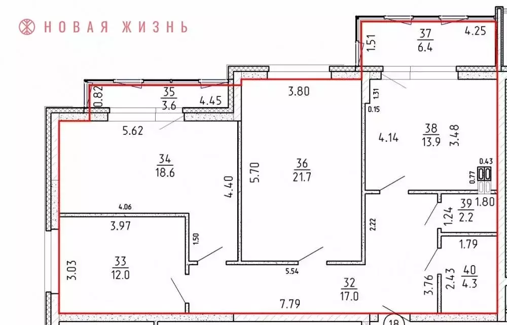 3-к кв. Самарская область, Самара проезд 4-й, 8А (89.7 м) - Фото 0