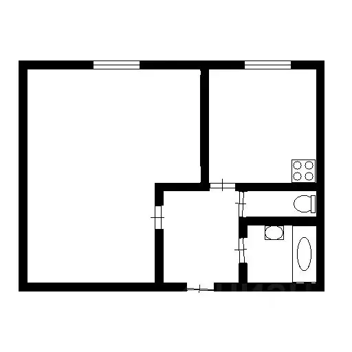 1-к кв. Иркутская область, Усть-Илимск ул. Романтиков, 16 (36.1 м) - Фото 1