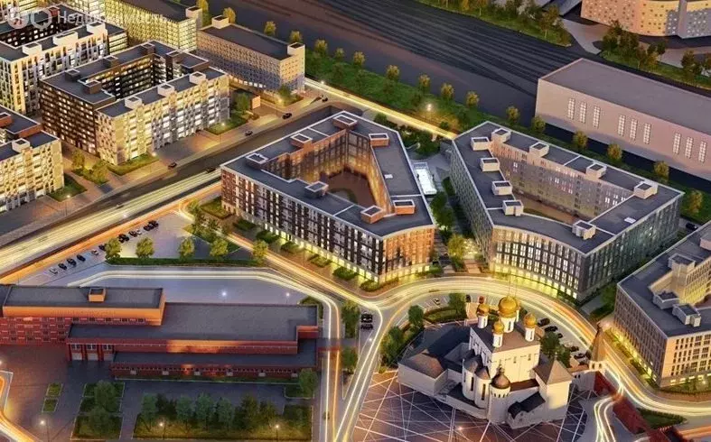 2-комнатная квартира: Санкт-Петербург, Кременчугская улица, 11к2 (65.6 ... - Фото 1