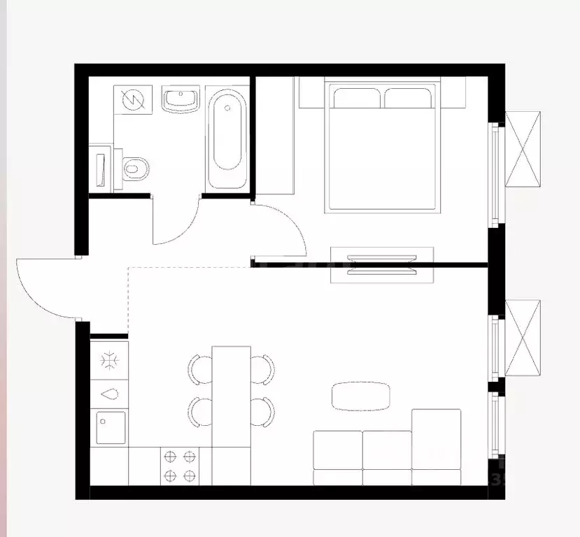 1-к кв. Московская область, Мытищи Ярославское ш., 120Бк3 (37.0 м) - Фото 2