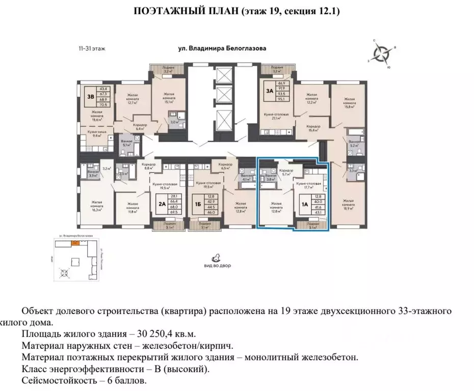 1-к кв. Свердловская область, Екатеринбург Эльмаш жилрайон, Изумрудный ... - Фото 0