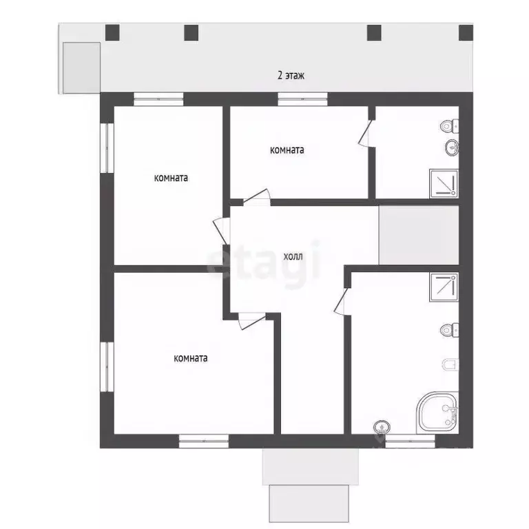 Дом в Московская область, Коломна городской округ, д. Смедово ул. ... - Фото 2