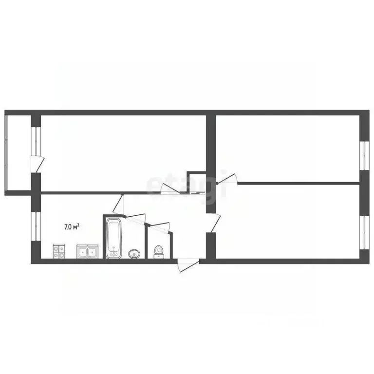 3-к кв. Ярославская область, Ярославль ул. Большие Полянки, 27/36 ... - Фото 2