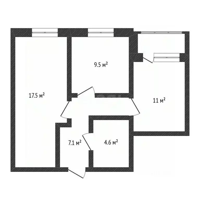 2-к кв. Нижегородская область, Нижний Новгород ул. Родионова, 178 ... - Фото 2