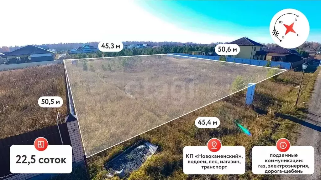 Участок в Тюменская область, Тюменский муниципальный округ, ... - Фото 1