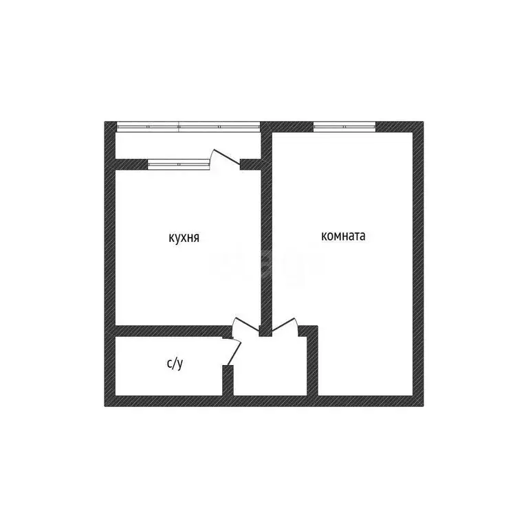 1-комнатная квартира: Горячий Ключ, улица Ленина, 203М (35.7 м) - Фото 1