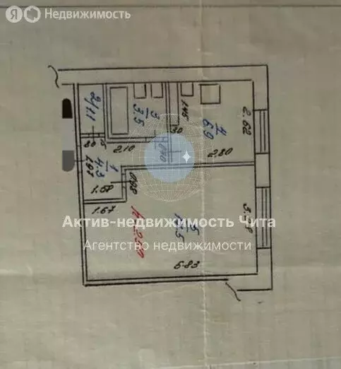 1-комнатная квартира: Чита, Железобетонный переулок, 12 (33.3 м) - Фото 2