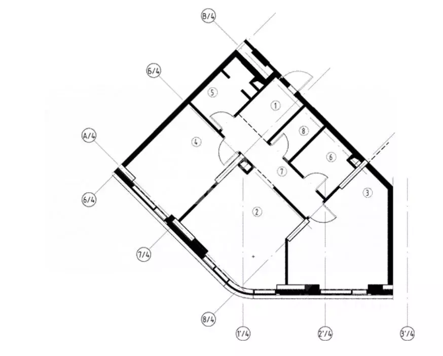 3-к кв. Москва 2-я оч., Шагал жилой комплекс, к4.1 (67.0 м) - Фото 1