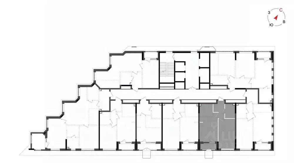 2-к кв. Татарстан, Казань ул. Аделя Кутуя, 180 (49.69 м) - Фото 2