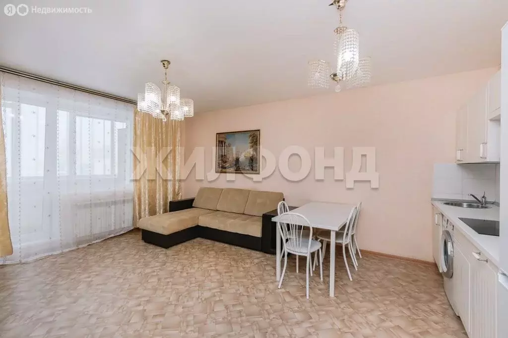 Квартира-студия: Новосибирск, улица Татьяны Снежиной, 25 (32.7 м) - Фото 1