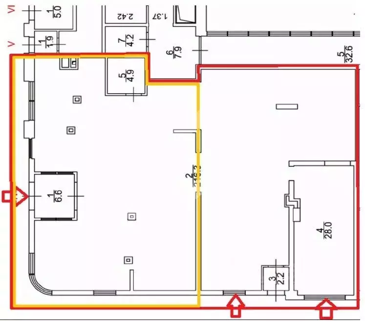 Торговая площадь в Москва ш. Энтузиастов, 1к1 (258 м) - Фото 1