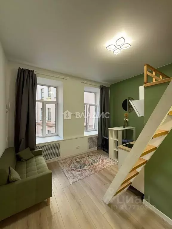 Студия Санкт-Петербург Коломенская ул., 33/40 (20.0 м) - Фото 1