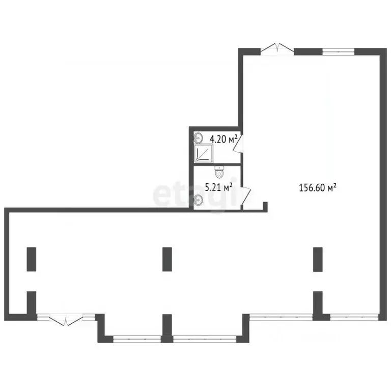 Помещение свободного назначения в Санкт-Петербург наб. Миклухо-Маклая, ... - Фото 2