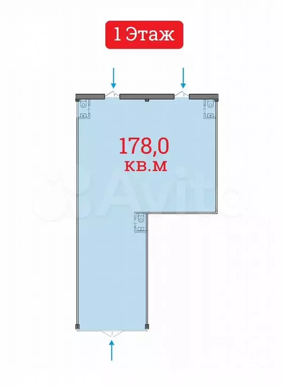 Продажа Помещения на трафике - 178,0 м - Фото 0