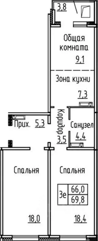 2-к кв. Новосибирская область, Новосибирский район, Мичуринский ... - Фото 0