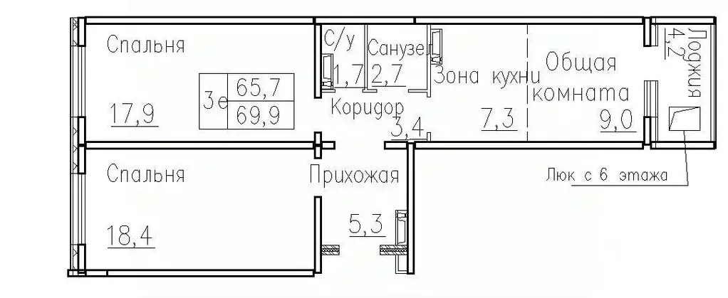 3-к кв. Новосибирская область, Новосибирский район, Мичуринский ... - Фото 0