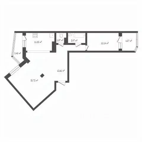 2-к кв. Красноярский край, Красноярск Линейная ул., 105 (77.47 м) - Фото 2