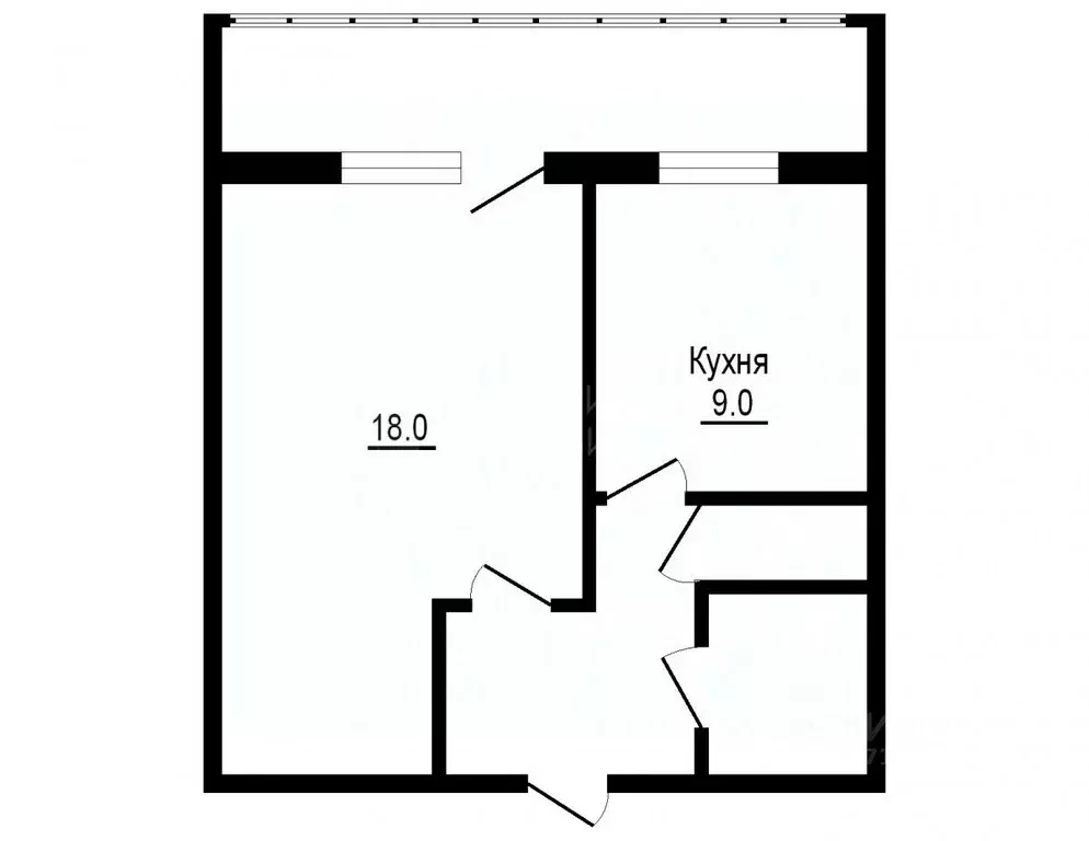 1-к кв. Тюменская область, Тюмень Магаданская ул., 11 (33.4 м) - Фото 2