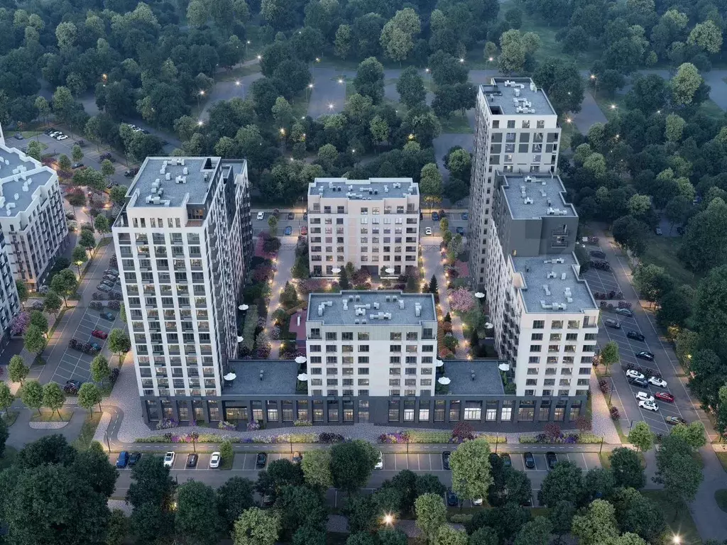 1-к. квартира, 48,6 м, 10/18 эт. - Фото 1